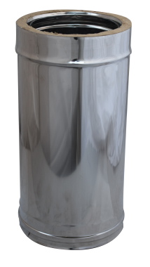 INOX CHIMNEY 0,50 m DOUBLE LAYER